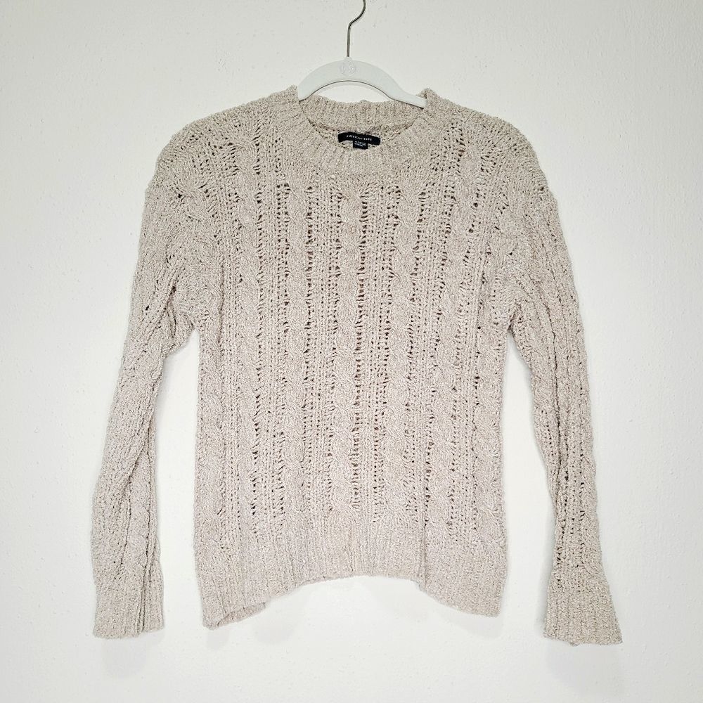 American Eagle Cable Knit Sweater
